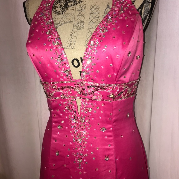 Cinderella fuchsia convertible dress - Picture 3 of 5